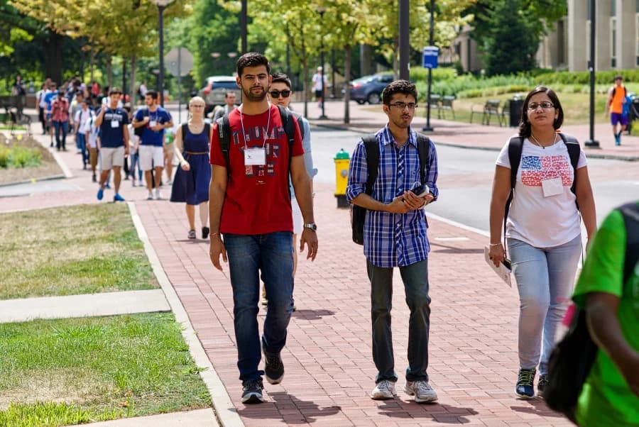 Nepali students in India image